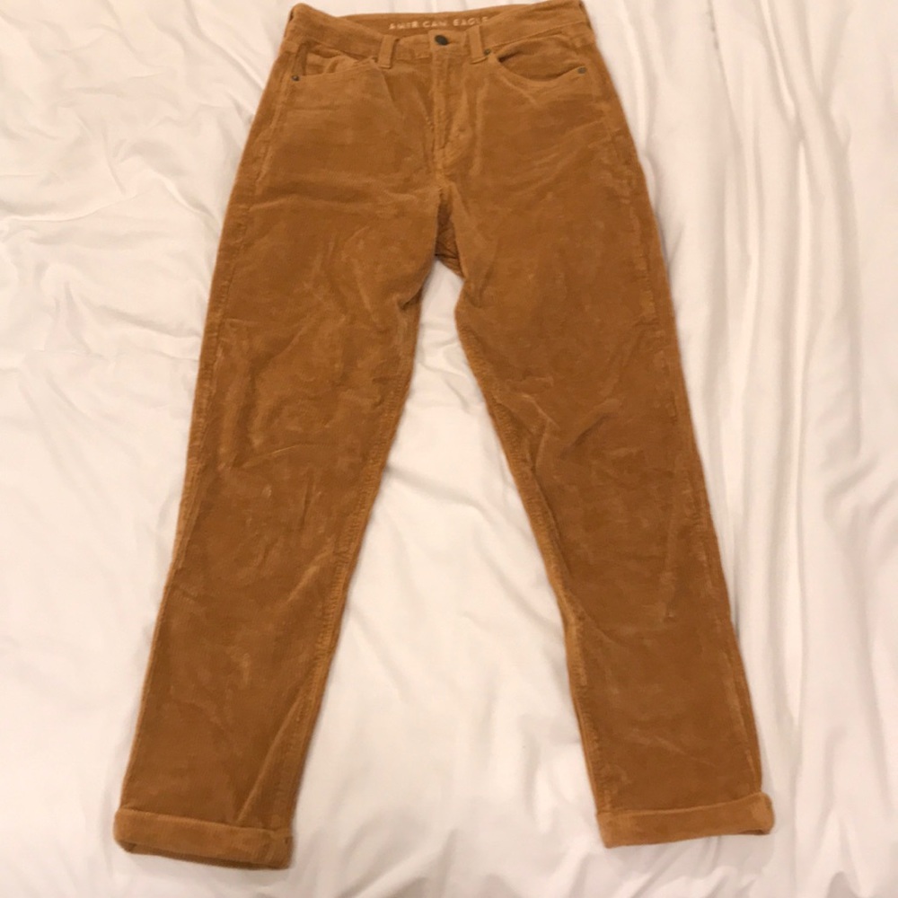 Brown corduroy pants